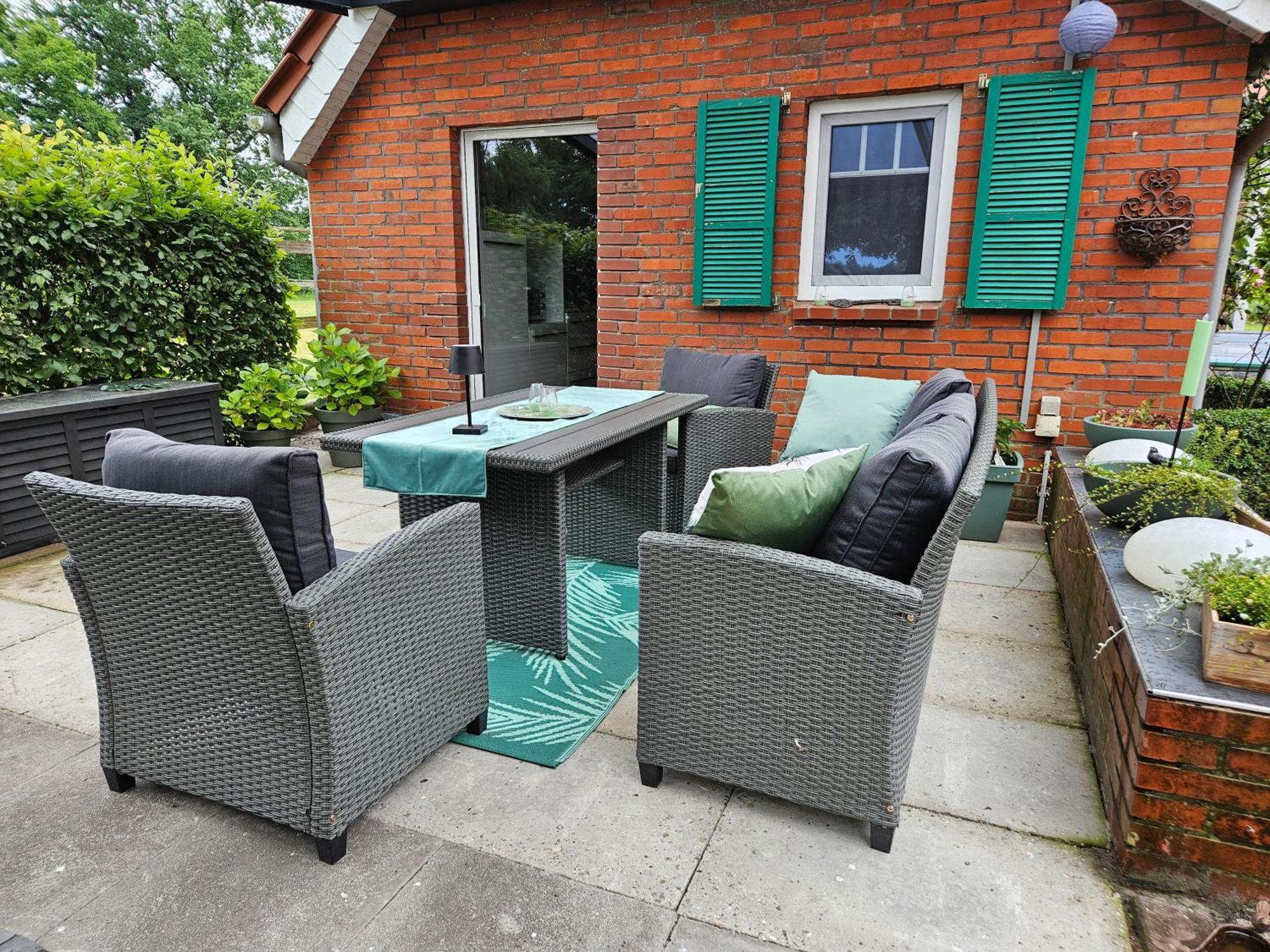 Kleines Ferienhaus Luettje Backhuus 35516 Uplengen Exteriér fotografie